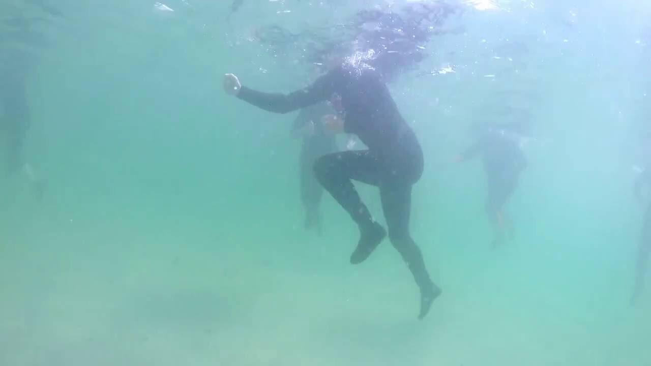 Aquagym en mer