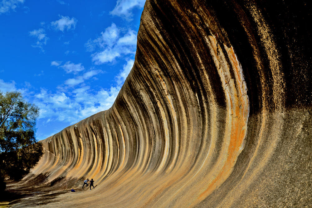 Wave rock, le rocher vague