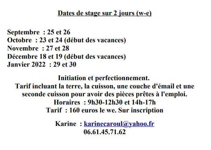 Ateliers poterie