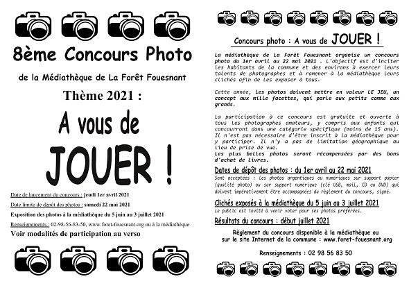 Concours photo Médiathèque La Forêt-Fouesnant - Avril mai 2021