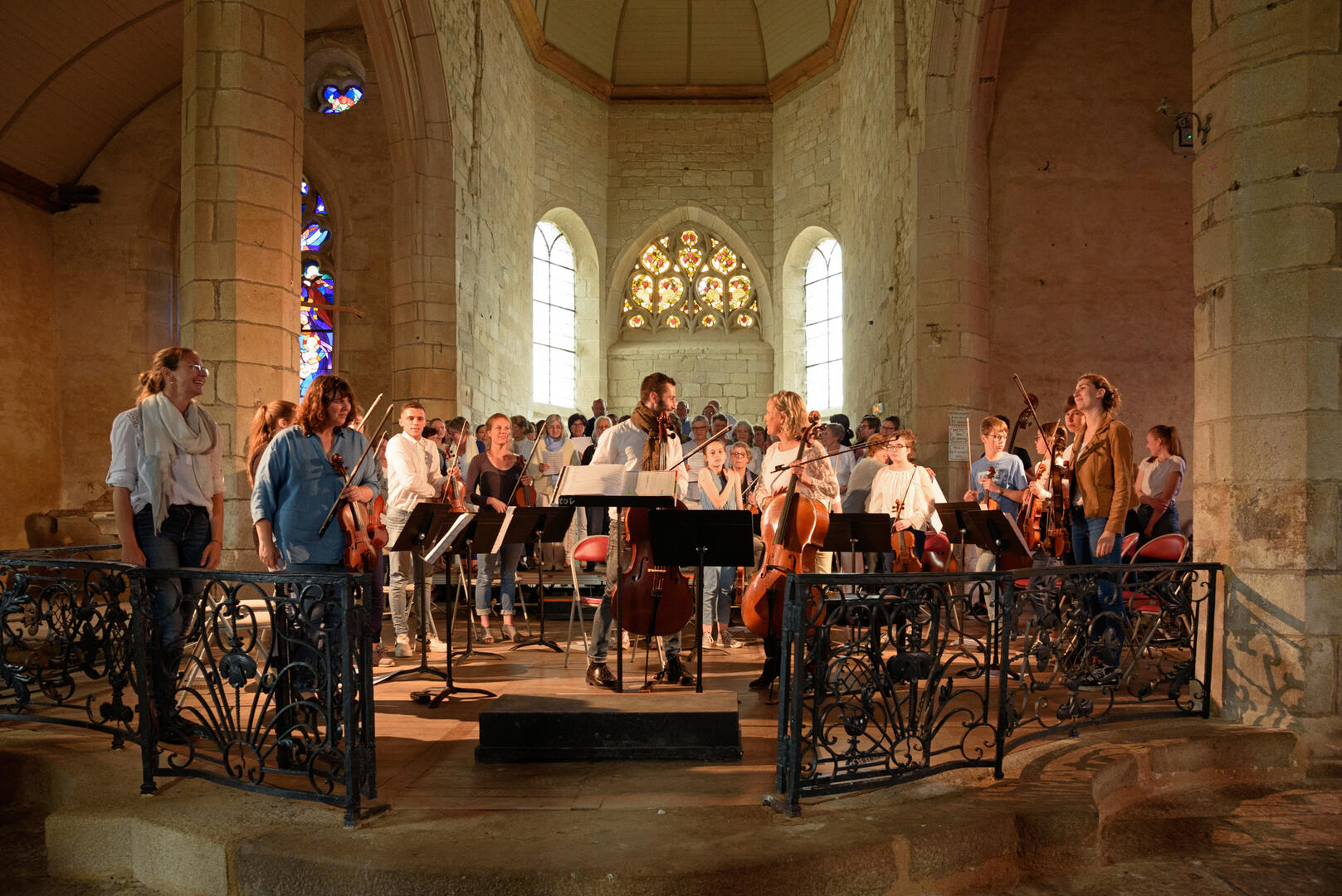 Concert à l'église de Plouguer