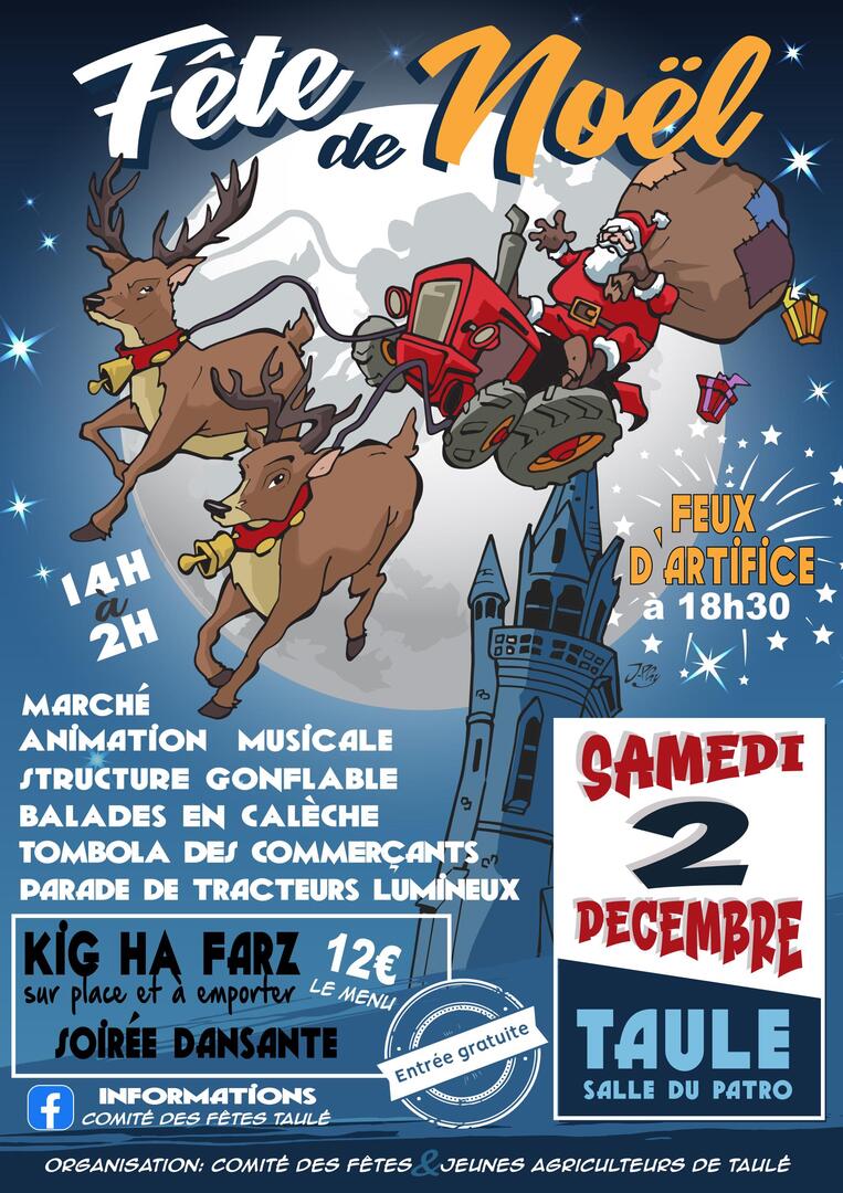 Fête de noël 23 à Taulé