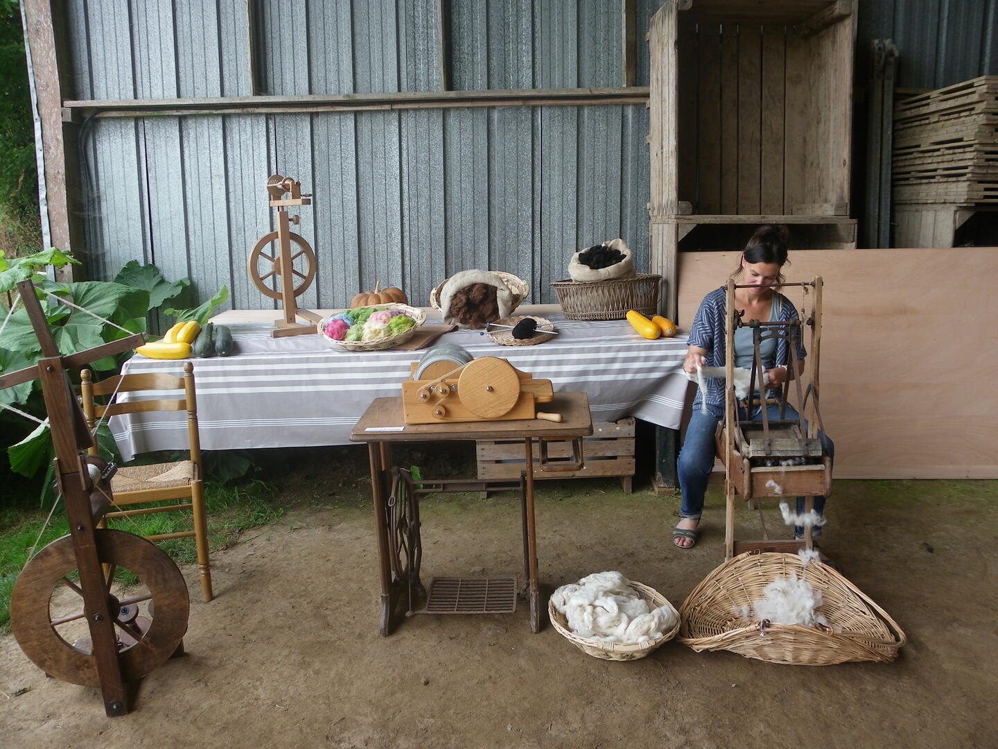 Découverte du travail artisanal de la laine