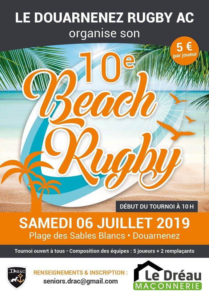JUL affiche beach rugby 2019