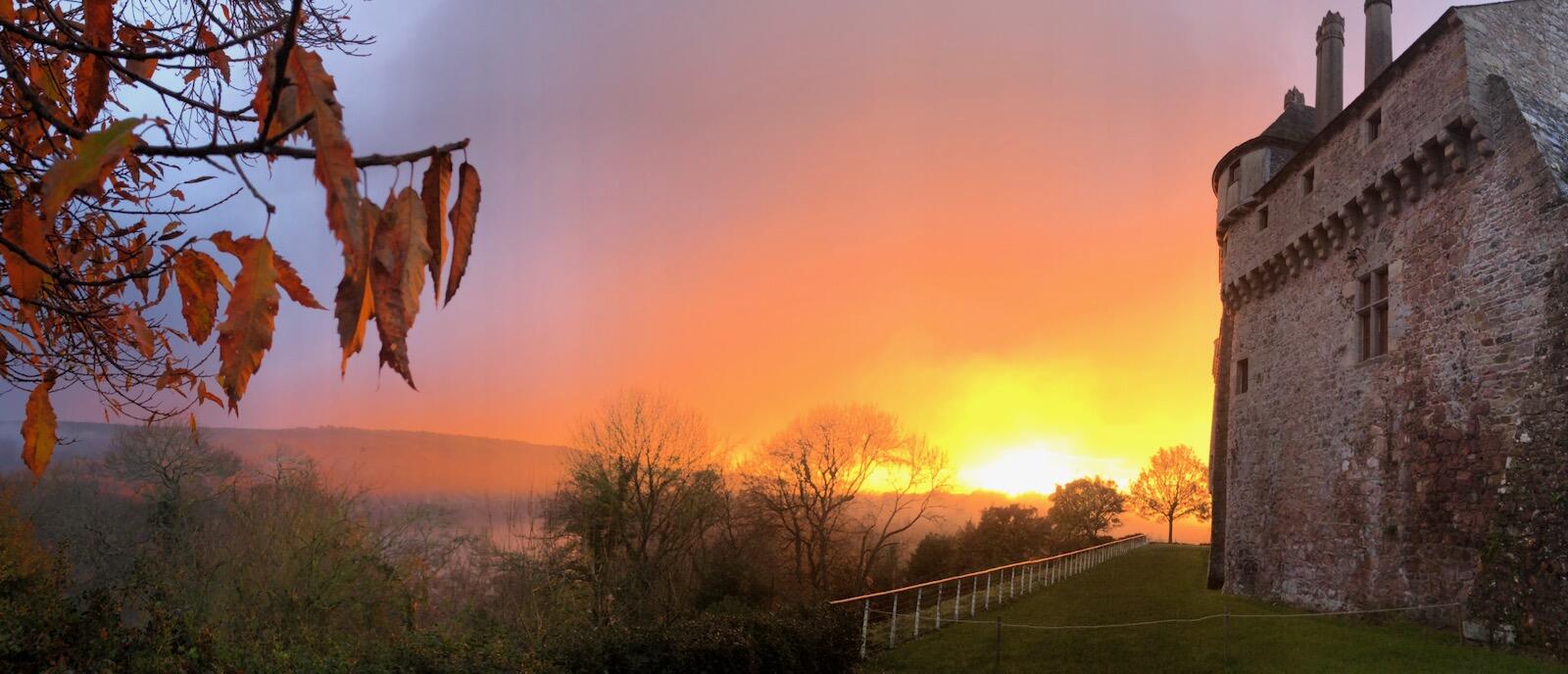 La Roche Jagu leverdesoleil1