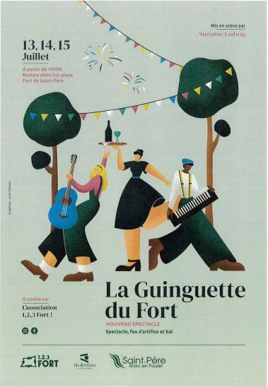 Le fort en guinguette - St-Père - 13au15juil2023