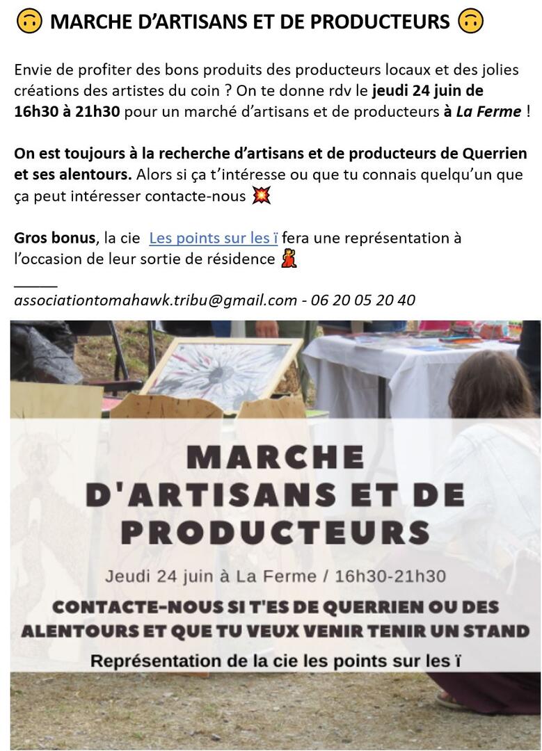 Marché producteurs querrien