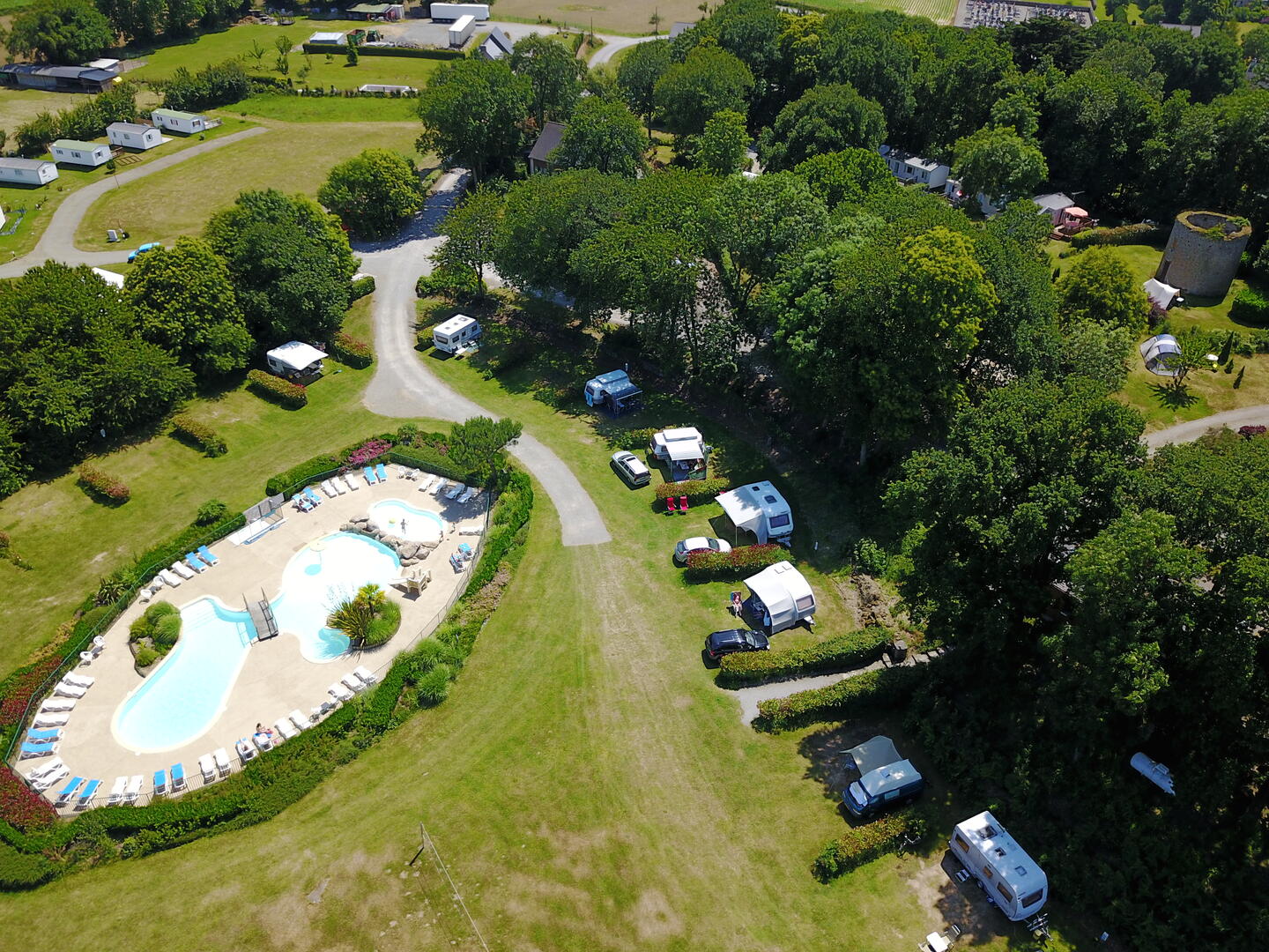 Camping Balcon de la Baie -Moulin