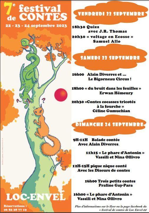 Programme Festival de contes 2023