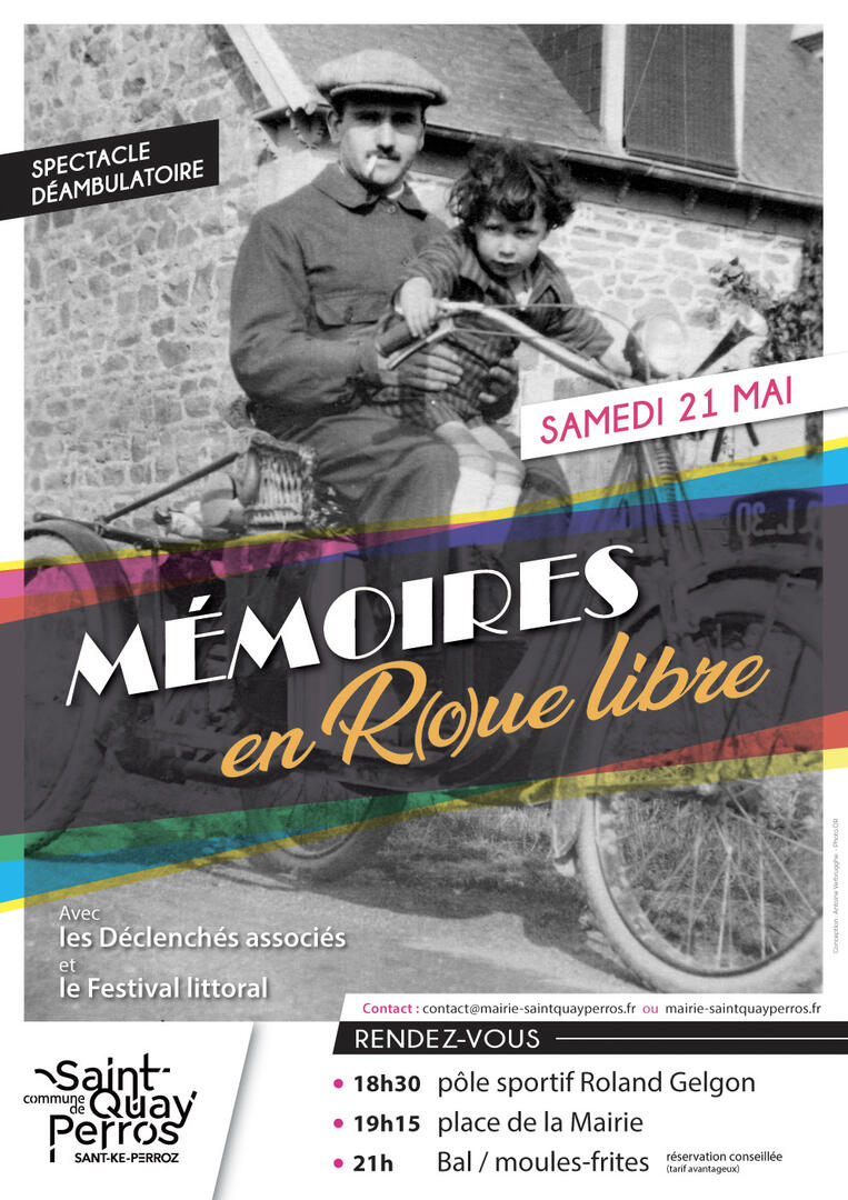 Spectacle Mémoires en R(o)ue libre, 21 mai 2022, Sant-Quay-Perros