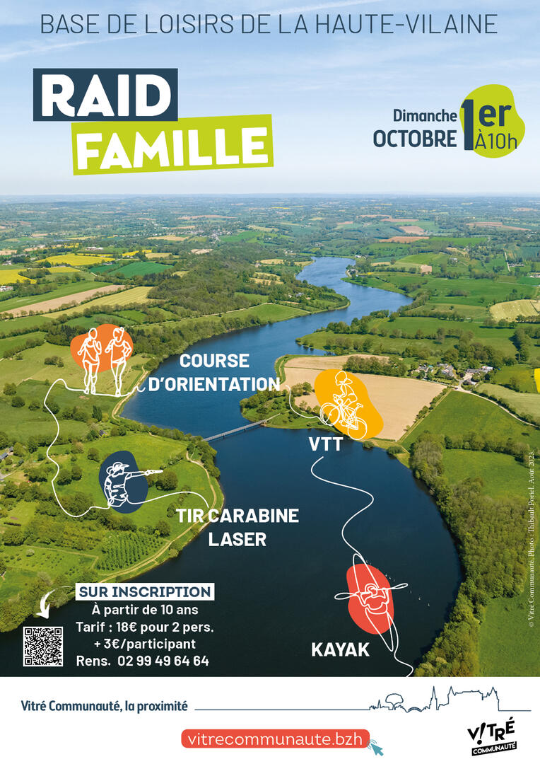 Raid Famille dim. 1er oct. Base de Loisirs HV