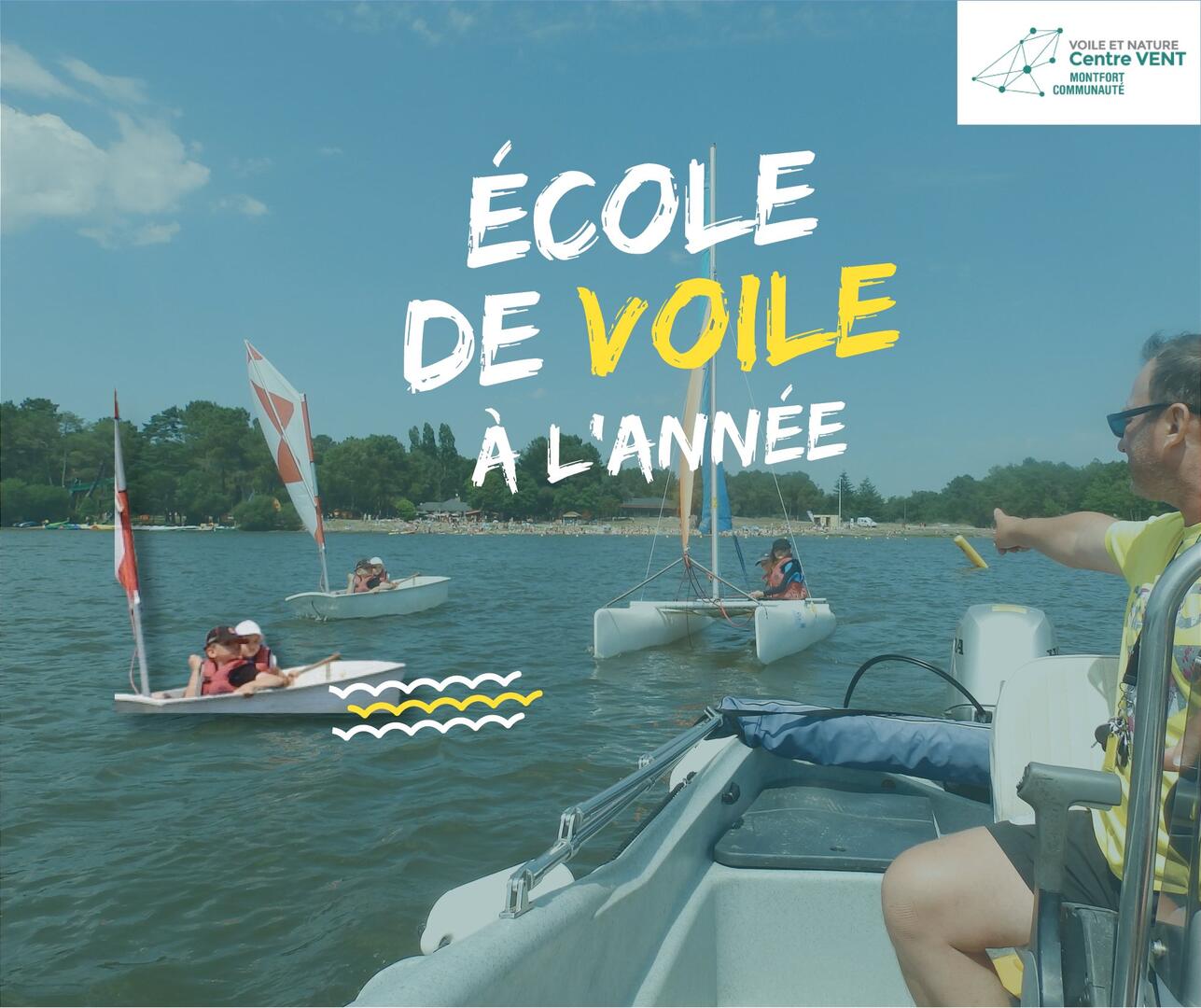 ecole de voile à l'année