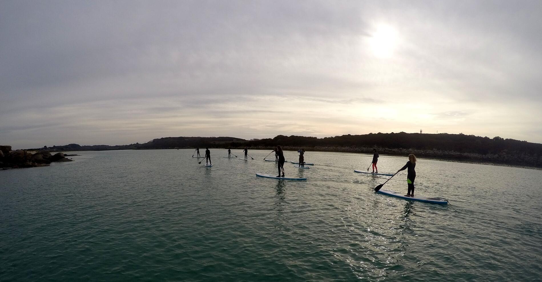 Sibiril-balade en stand up paddle