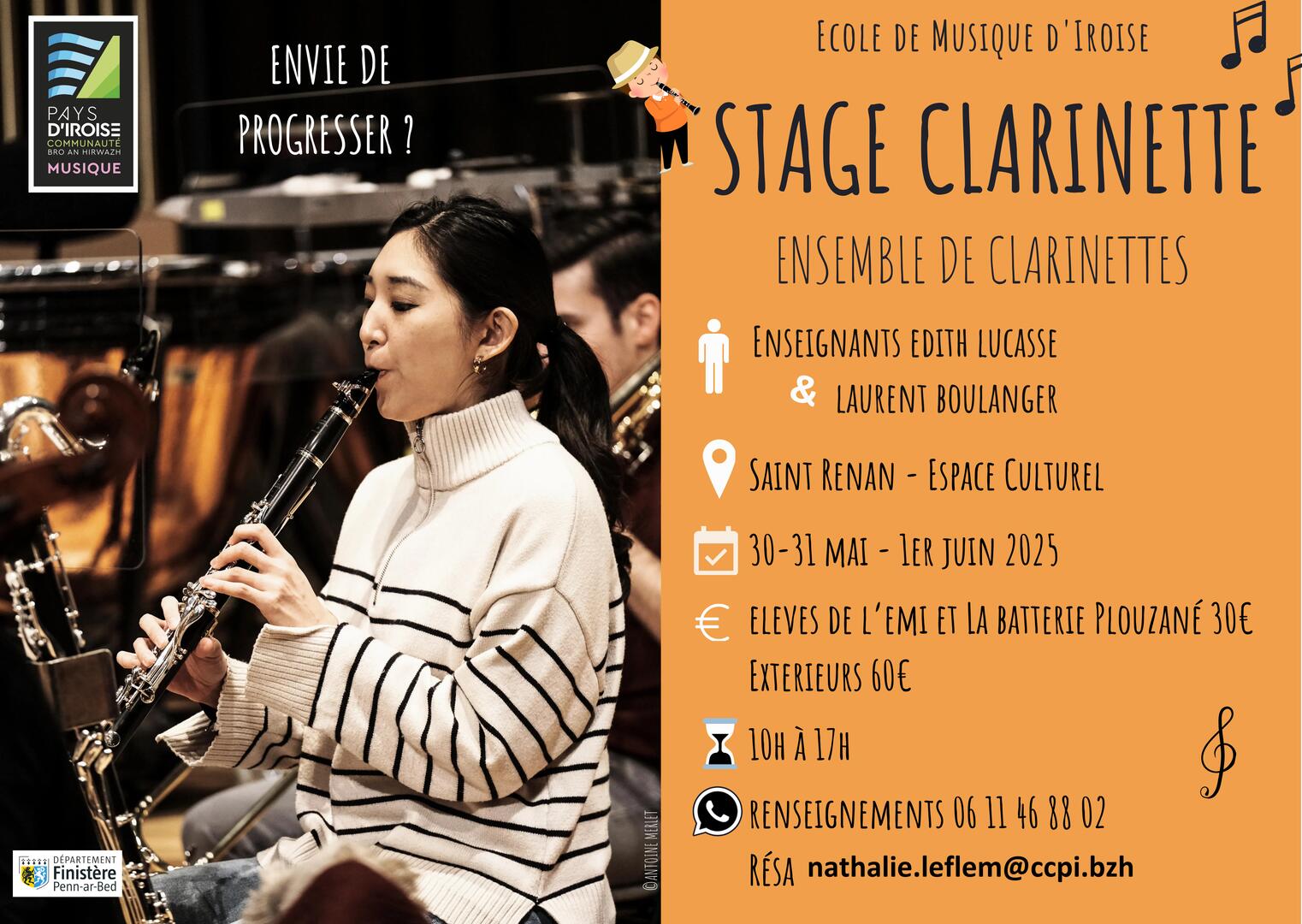 Stage clarinette