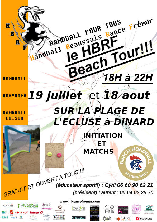 TOURNOI BEACH HAND 2022 DINARD