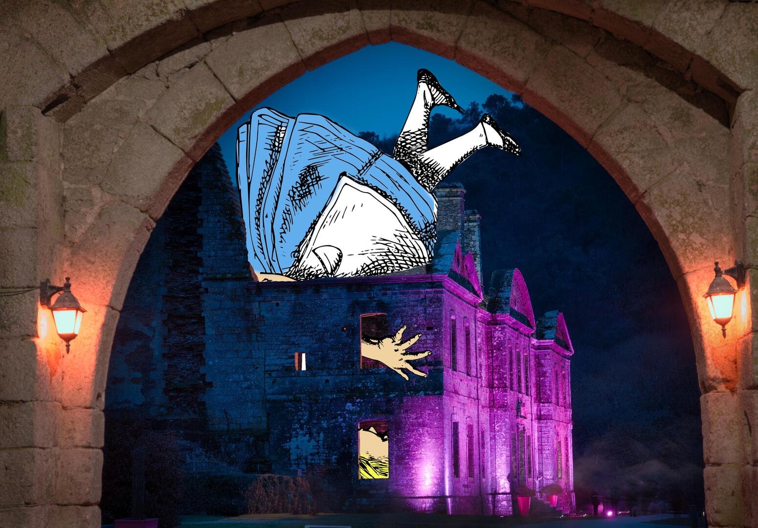 Visuel atelier - La tête dans l'abbaye
