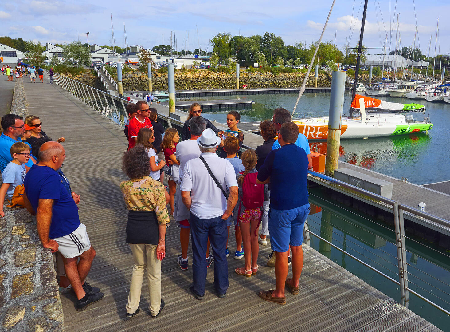 Visite guidée tour de l'anse de La Forêt