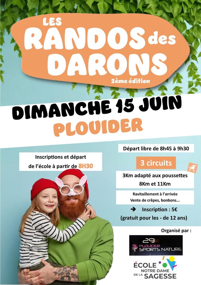 affiche officielle randos darons