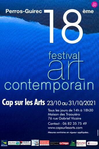 affiche festival art contemporain