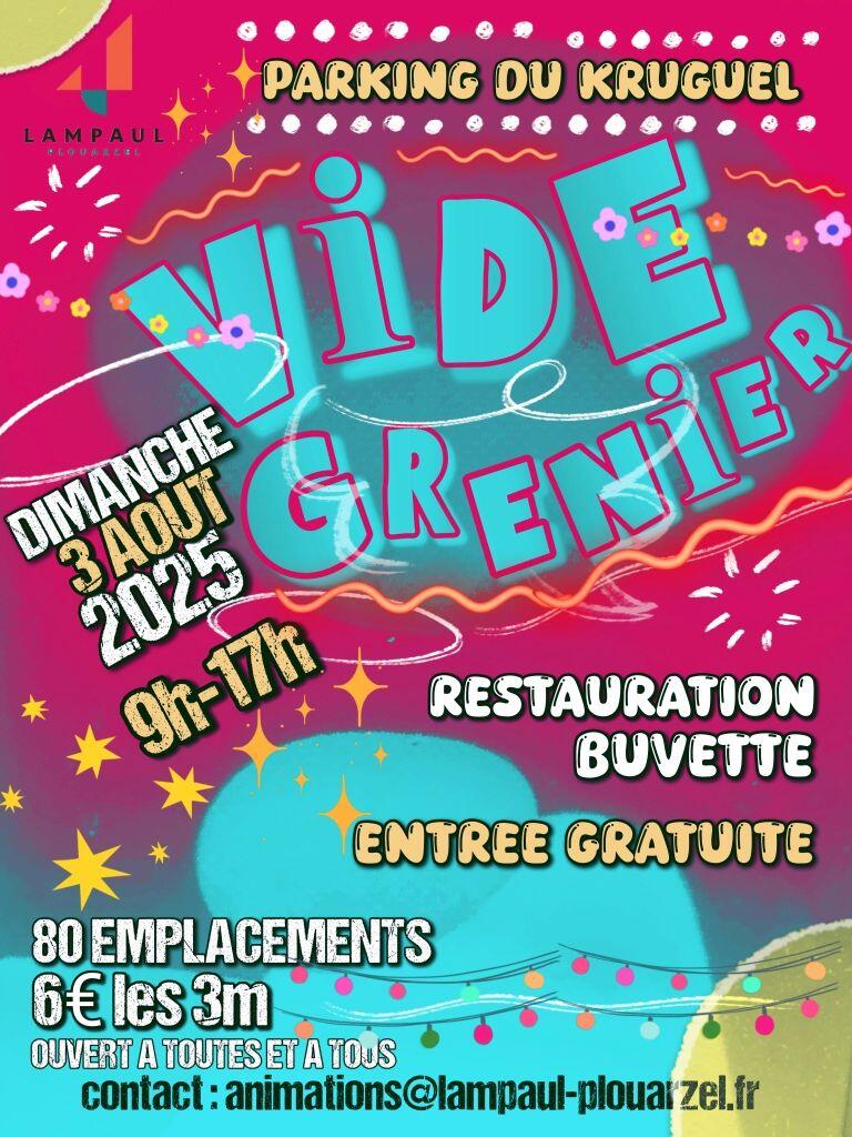 affiche vide grenier 2025