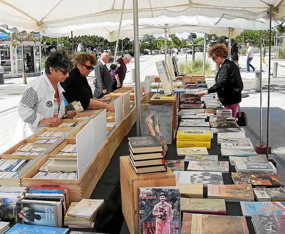 Marché des bouquinistes-Quiberon-Morbihan-Bretagne Sud