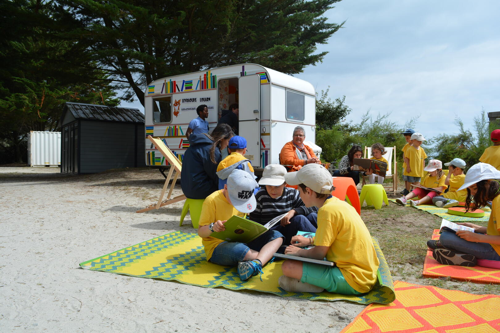 Caravane - bibliothèque buissonnière