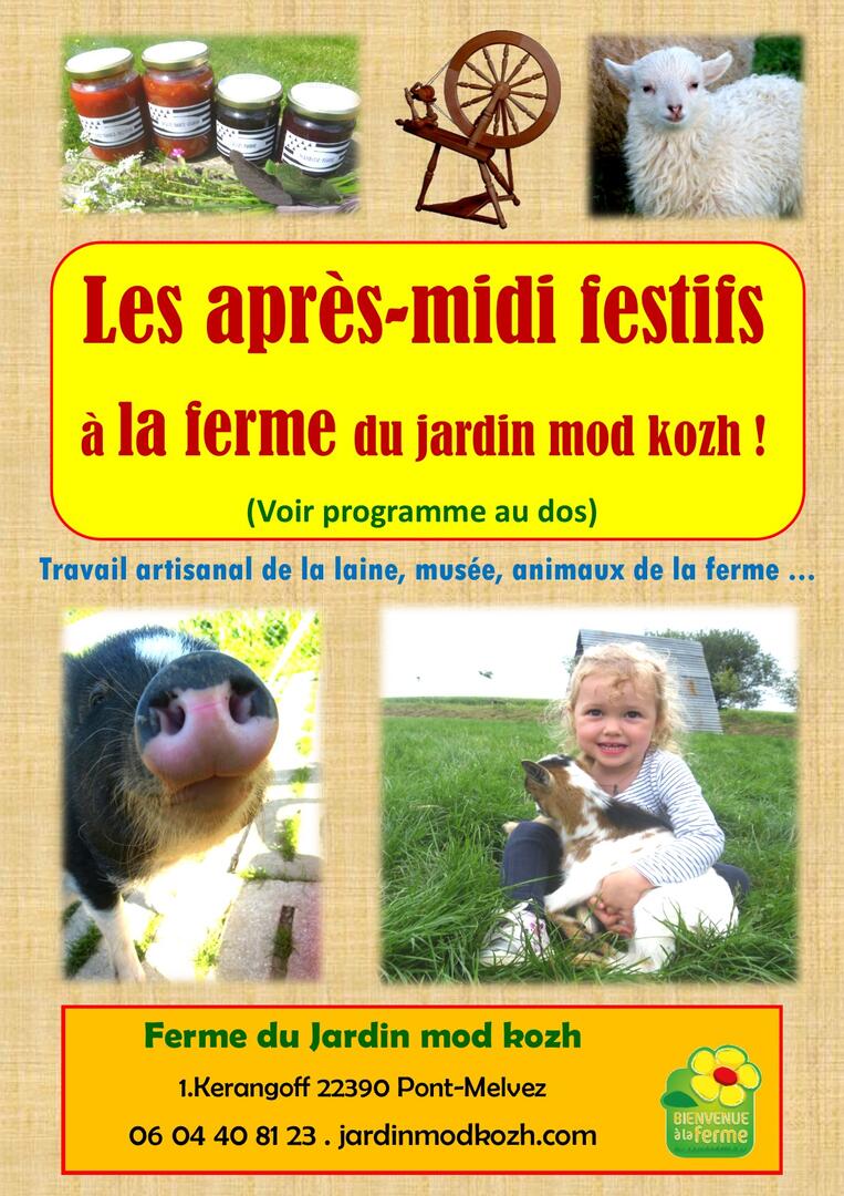 Le jardin Mod Kozh à Pont-Melvez