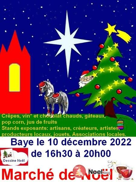 marché de noel baye