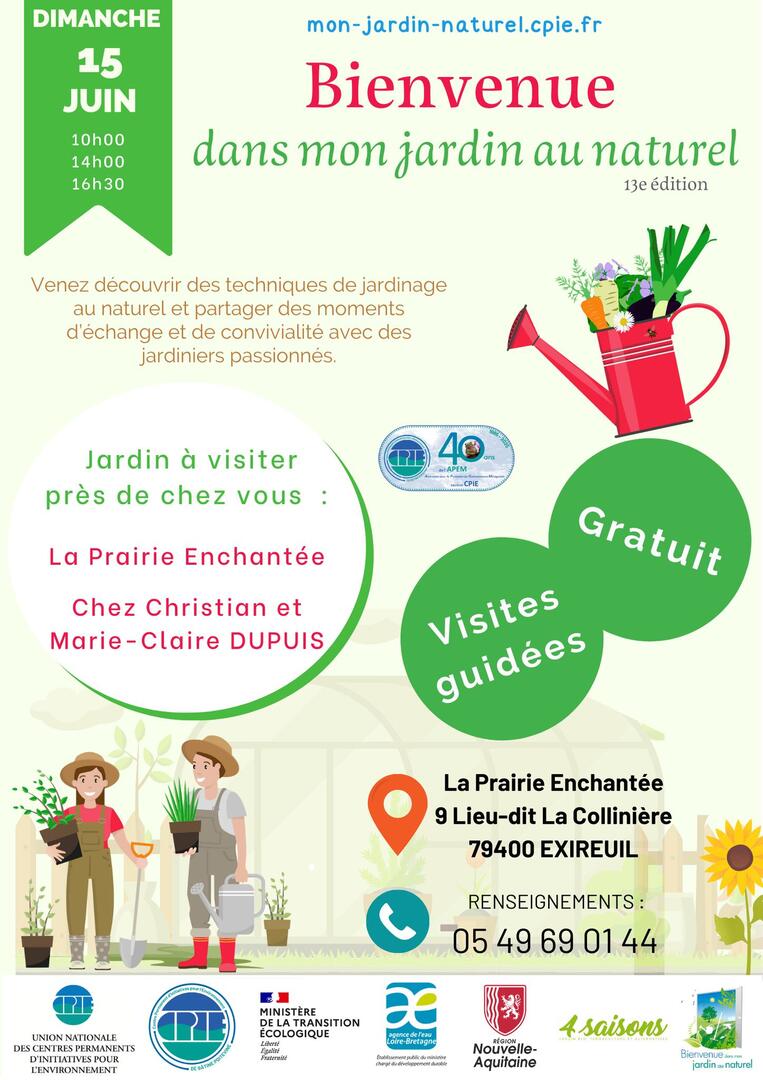 Bienvenue dans mon jardin au naturel