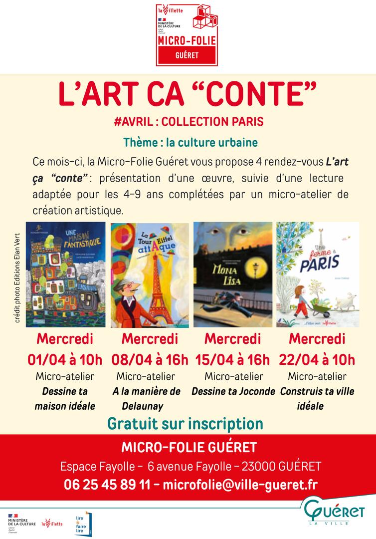 L'art ça conte - avril
