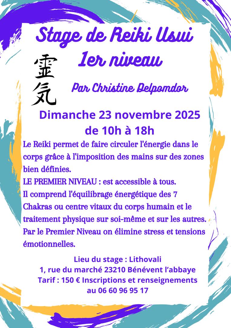 reiki 1er niveau 23.11.25