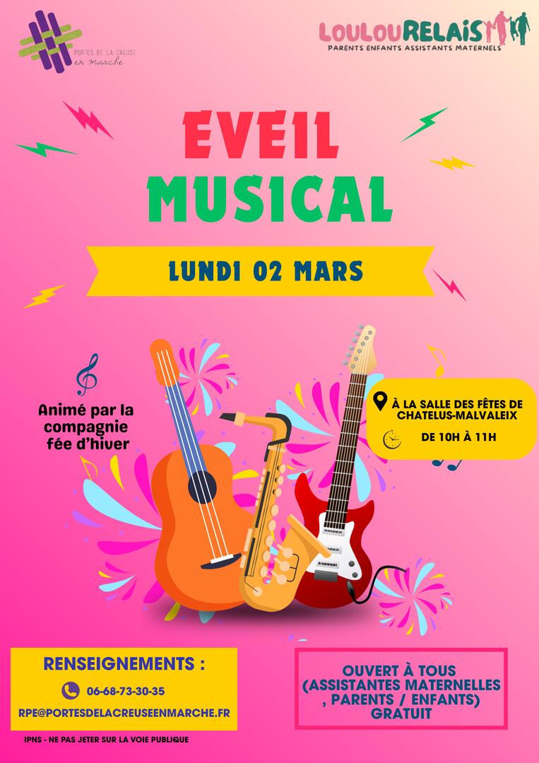 Flyer éveil musical - 2