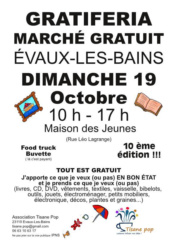 10 marché gratuit oct 2025