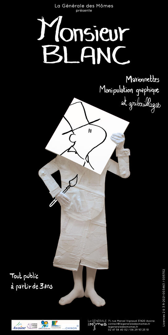 14 - Monsieur Blanc - Affiche JPG