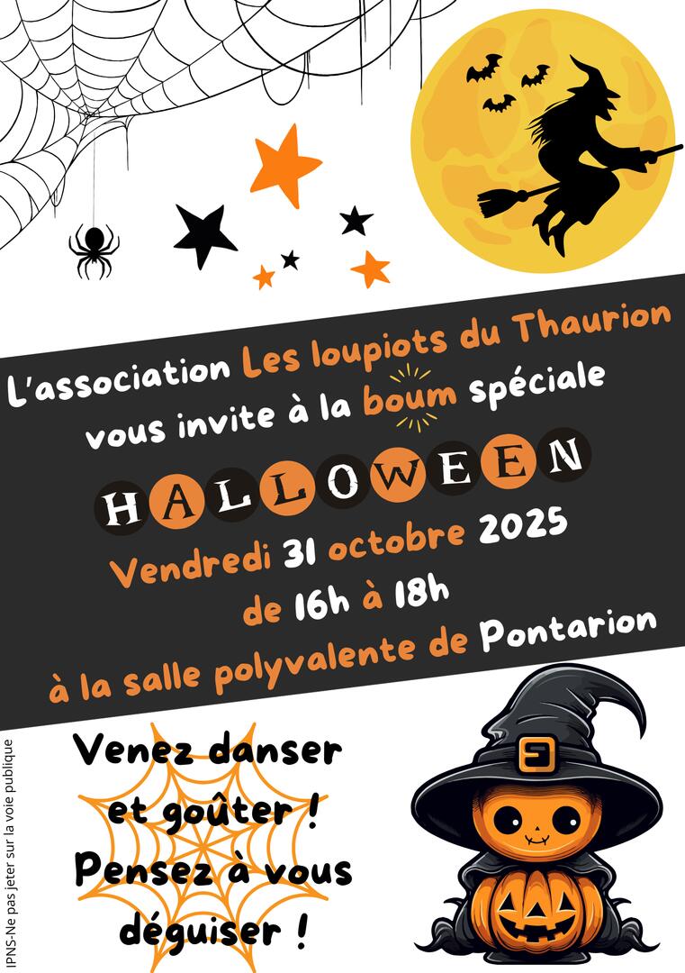 Boum Halloween Loupiots 2025