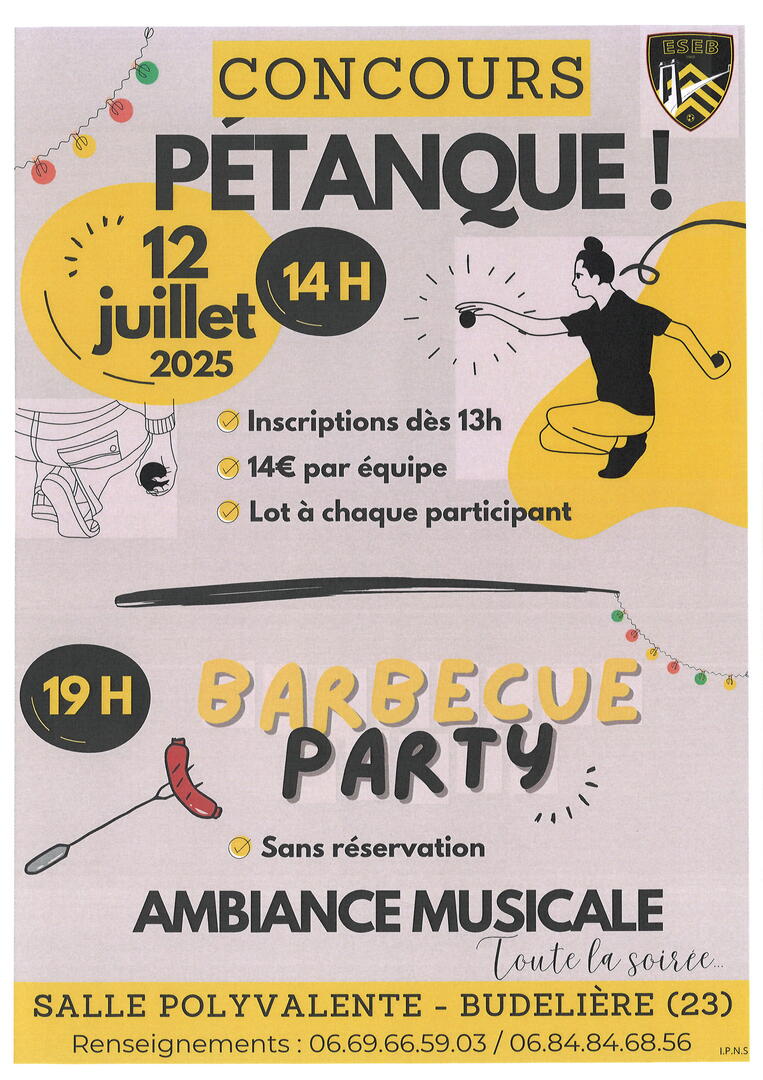 Concours de pétanque