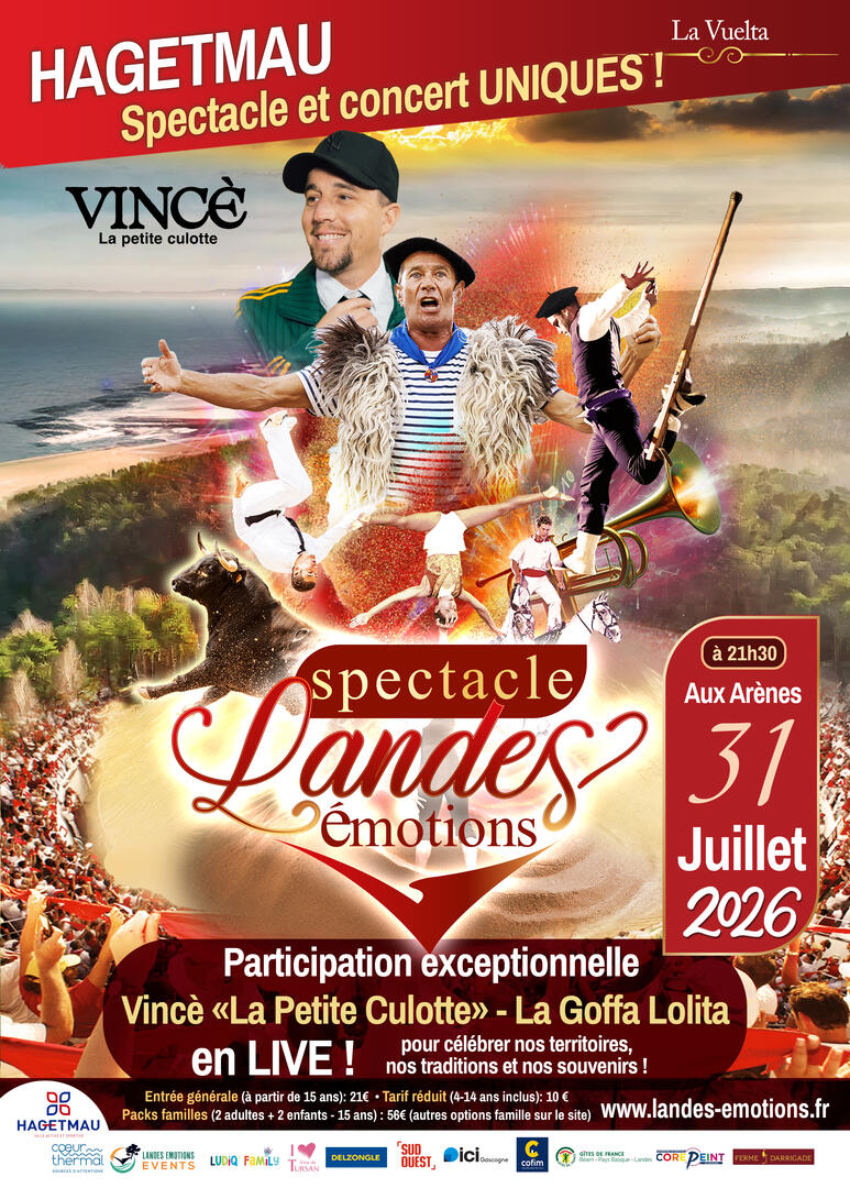 2026 LANDES EMOTIONS Affiche HAGETMAU