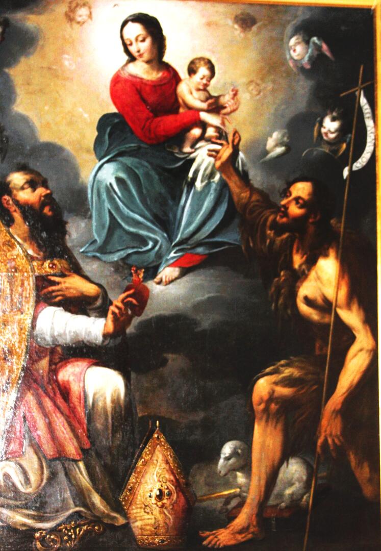 tableau 17-apparition Vierge à st augustin et st Jean Baptiste v2