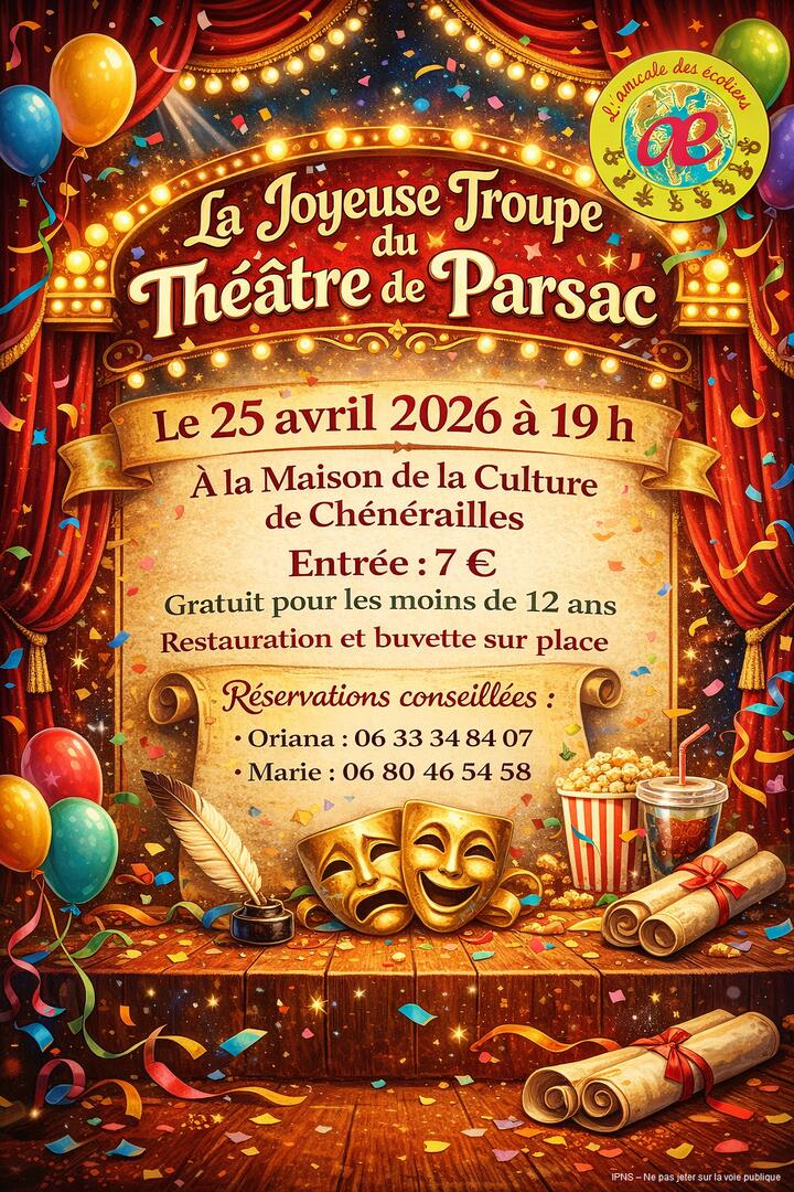 théatre 2026 rideaux joyeux