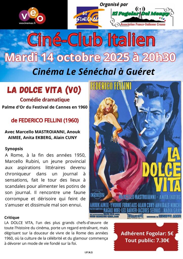 AFFICHE LA DOLCE VITA