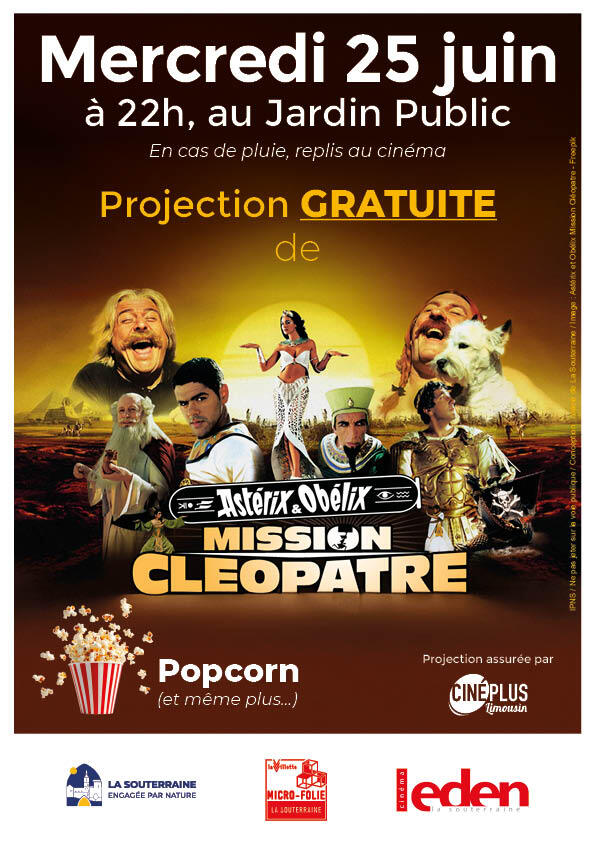 AFFICHE SEANCE CINE PLEIN AIR