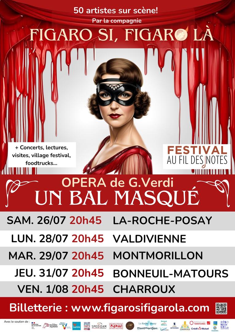 Affiche Bal masqué A0 - 1