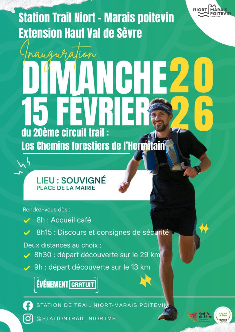 Affiche Inauguration - Souvigné - 1