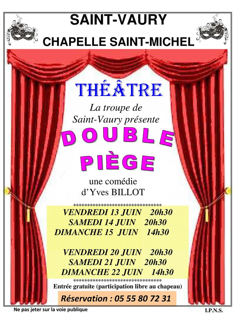 Affiche Théâtre 2025