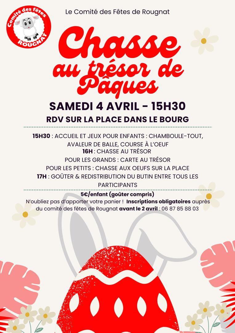 Affiche chasse oeufs 2026