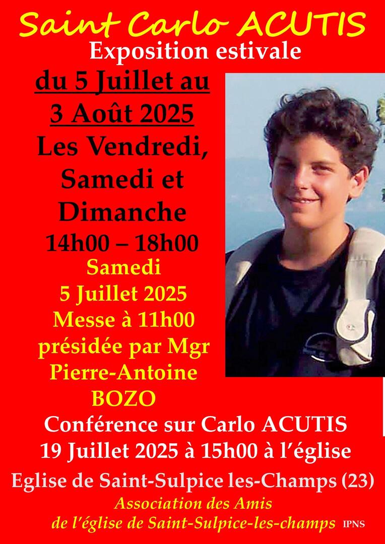 Affiche expo Carlo ACUTIS 4