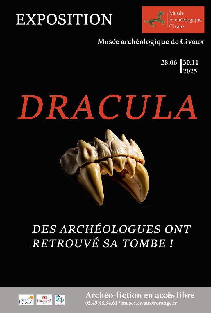 Affiche expo DRACULA red