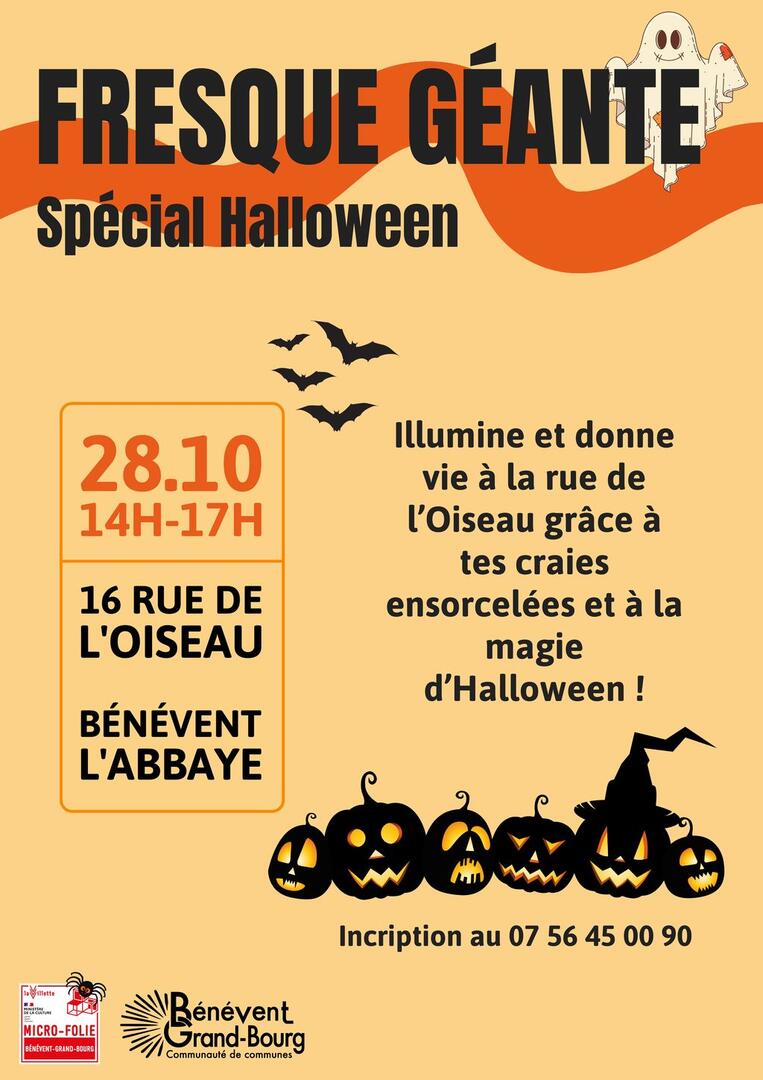 Fresque Géante Halloween