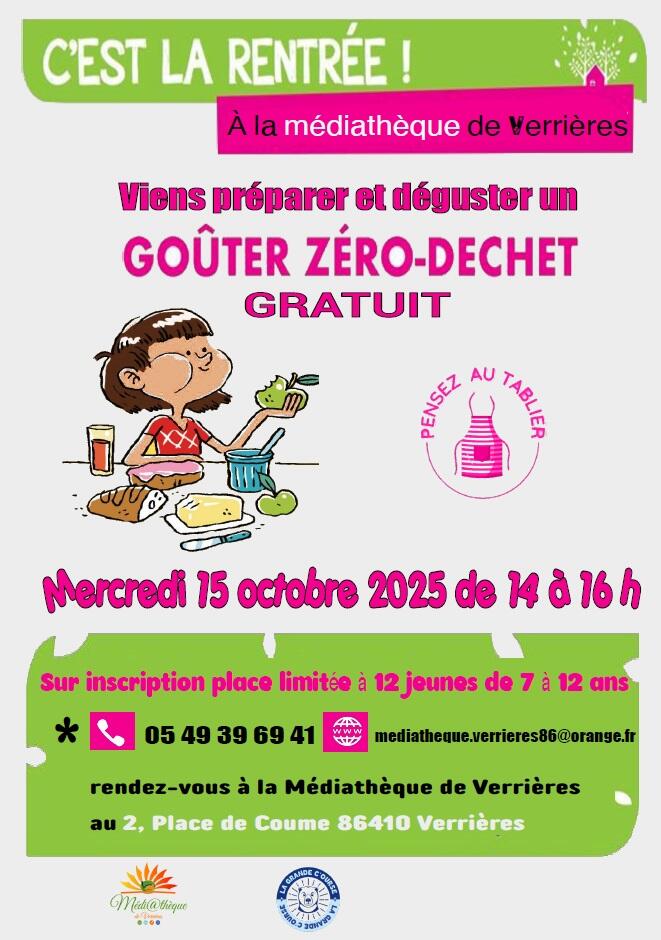 Affiche goûter zéro déchet