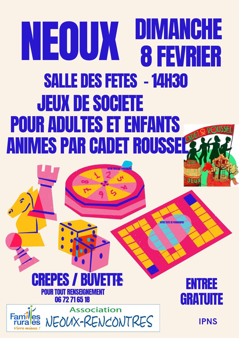 Affiche jeux